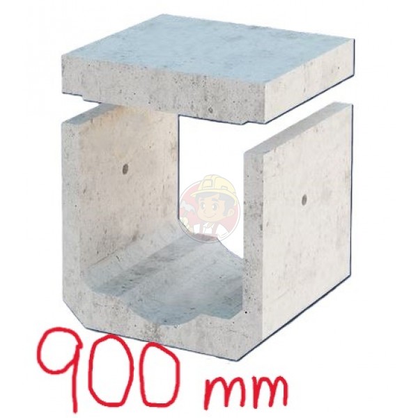 BOX CULVERT 900 X 900 MM (WITH DWF)